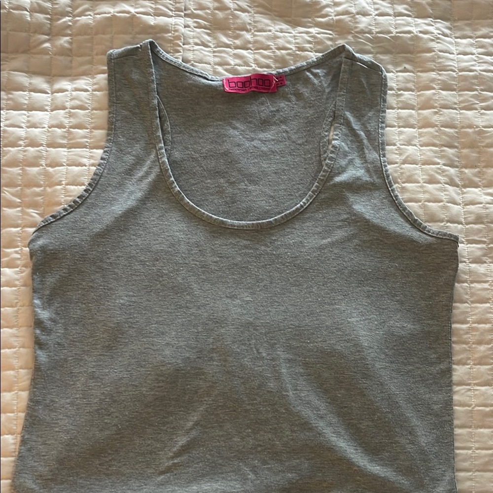 boohoo Gray Tank